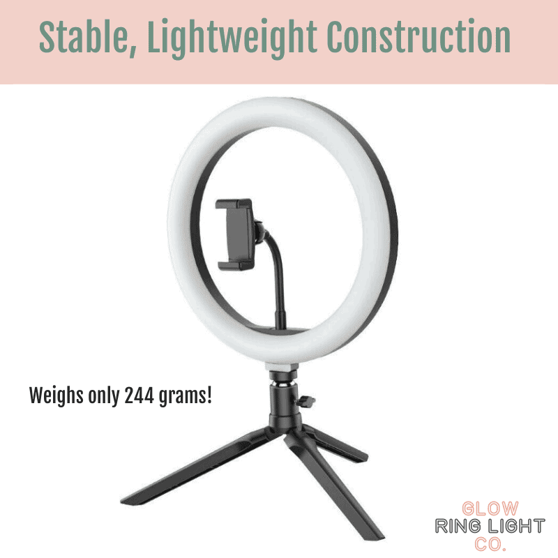 10" Desktop LED Glow Ring Light/Selfie Light - Glow Ring Light Co. Australia - Free Shipping + AfterPay