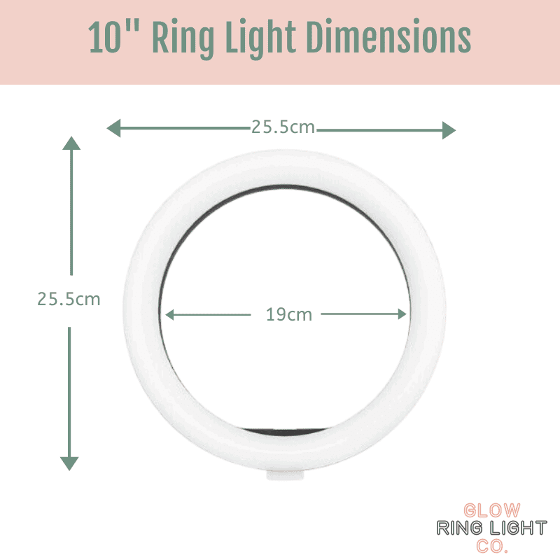 10" Desktop LED Glow Ring Light/Selfie Light - Glow Ring Light Co. Australia - Free Shipping + AfterPay