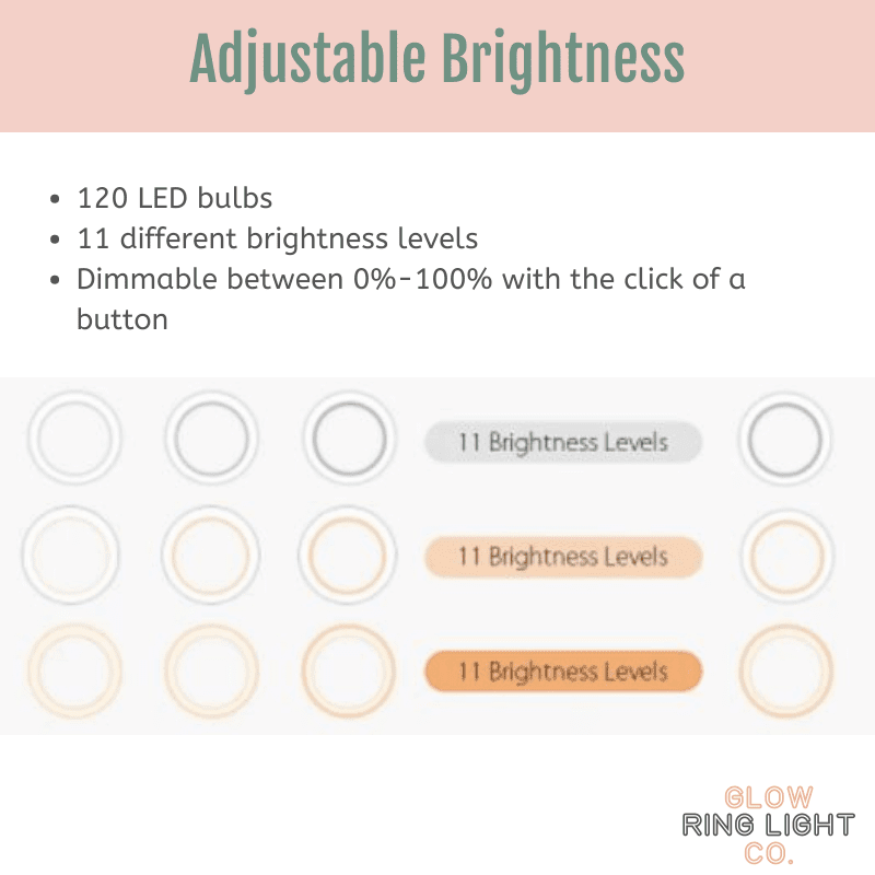 10" Desktop LED Glow Ring Light/Selfie Light - Glow Ring Light Co. Australia - Free Shipping + AfterPay
