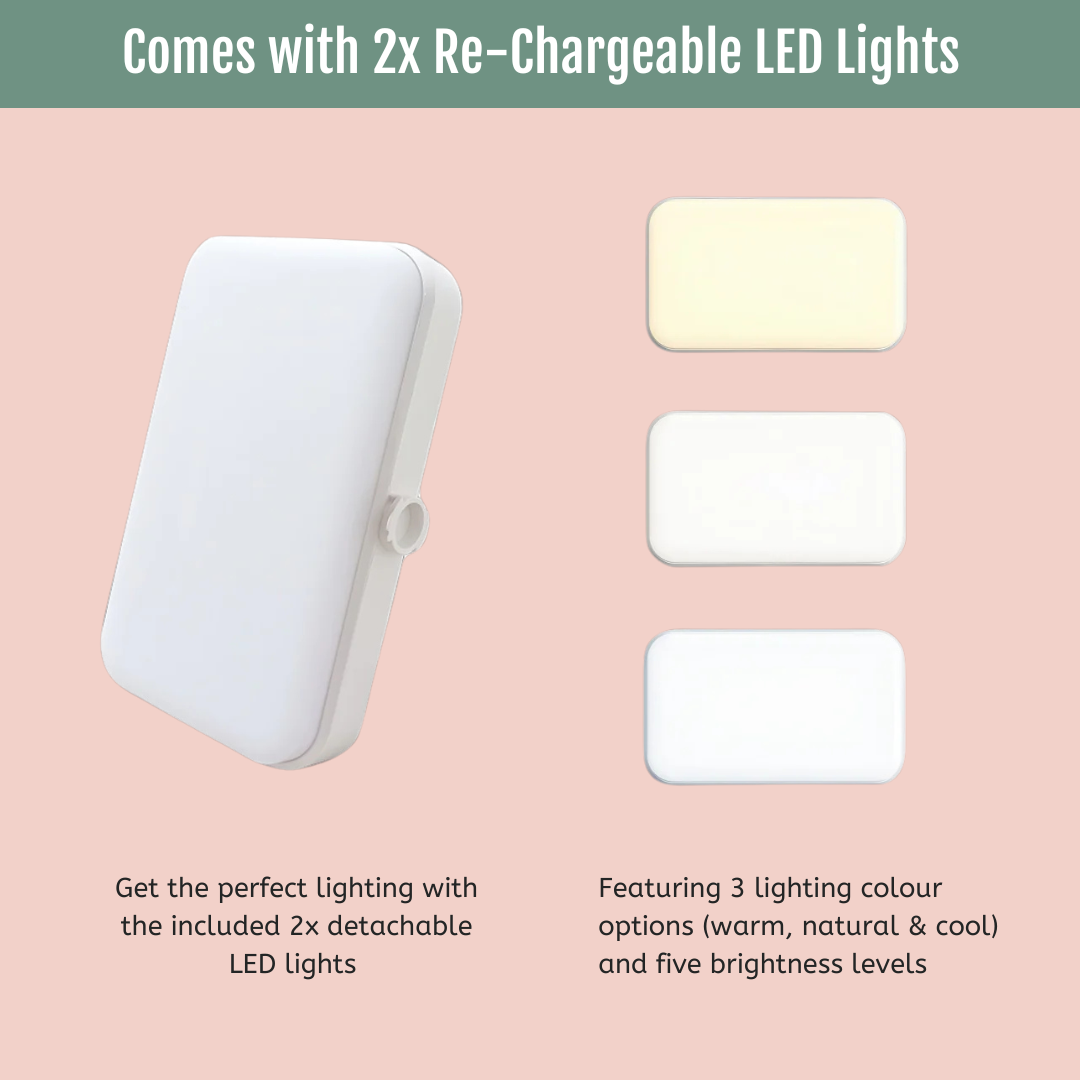 Compact Floor Phone/Tablet Lighting Stand