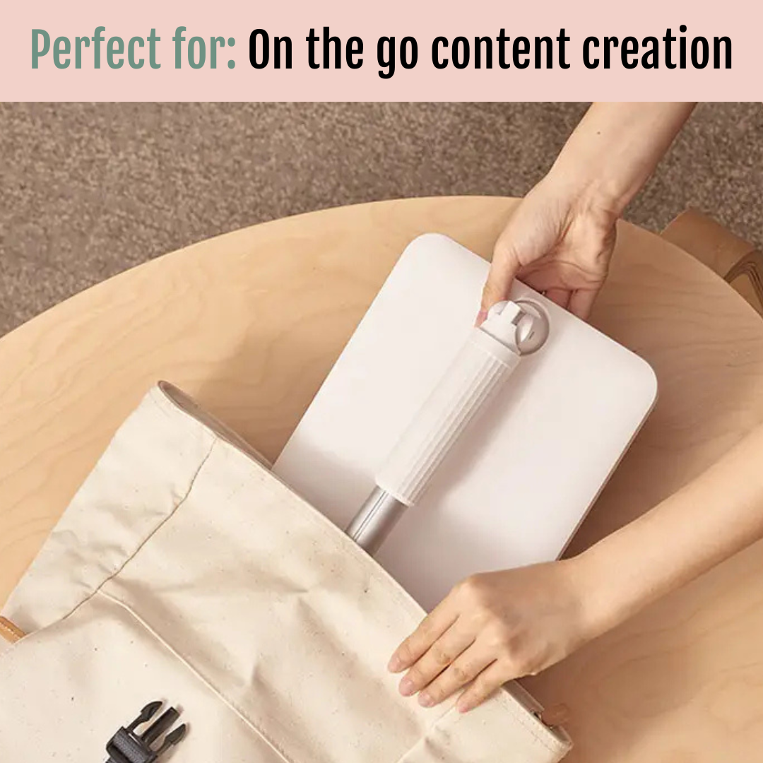 Compact Floor Phone/Tablet Lighting Stand