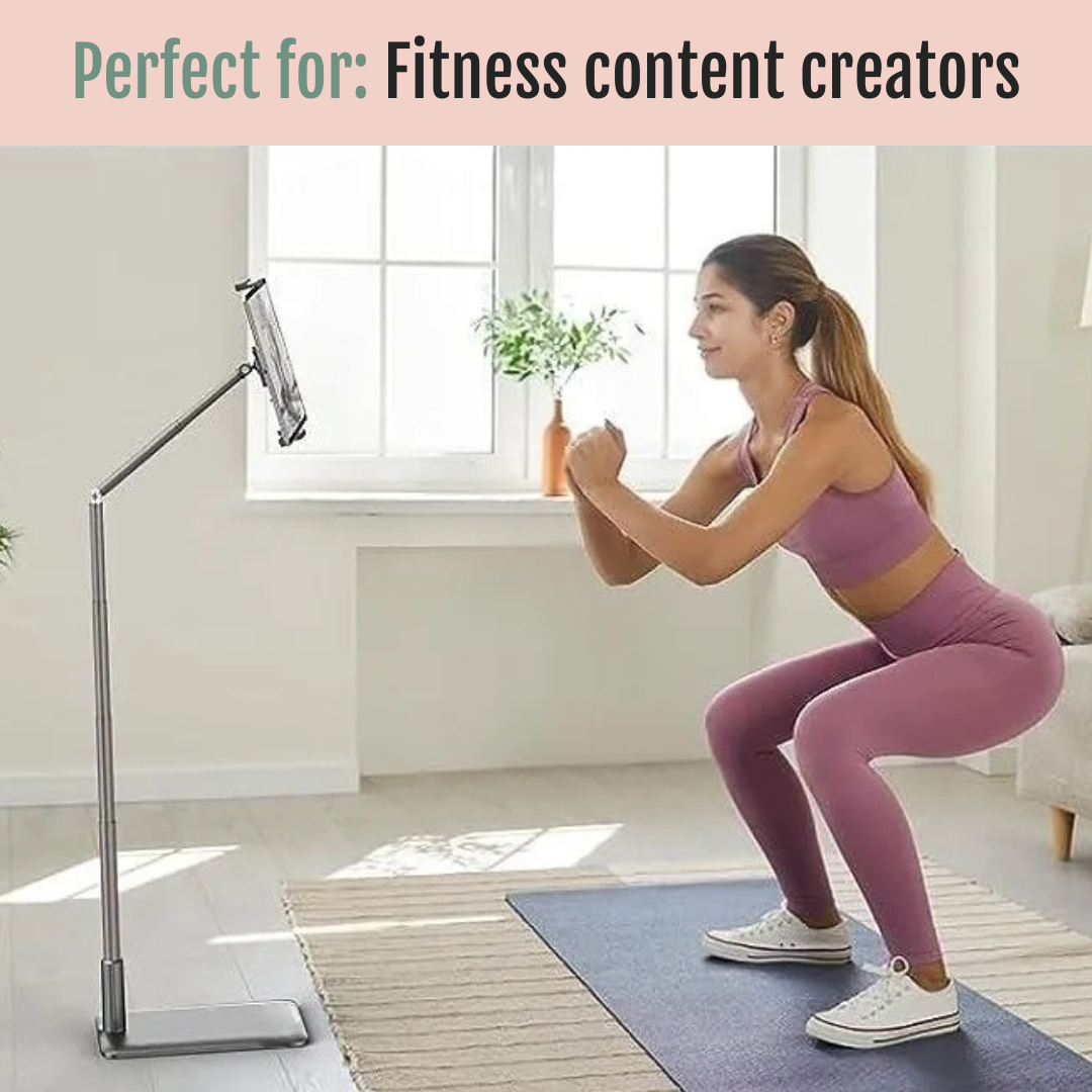 Compact Floor Phone/Tablet Lighting Stand