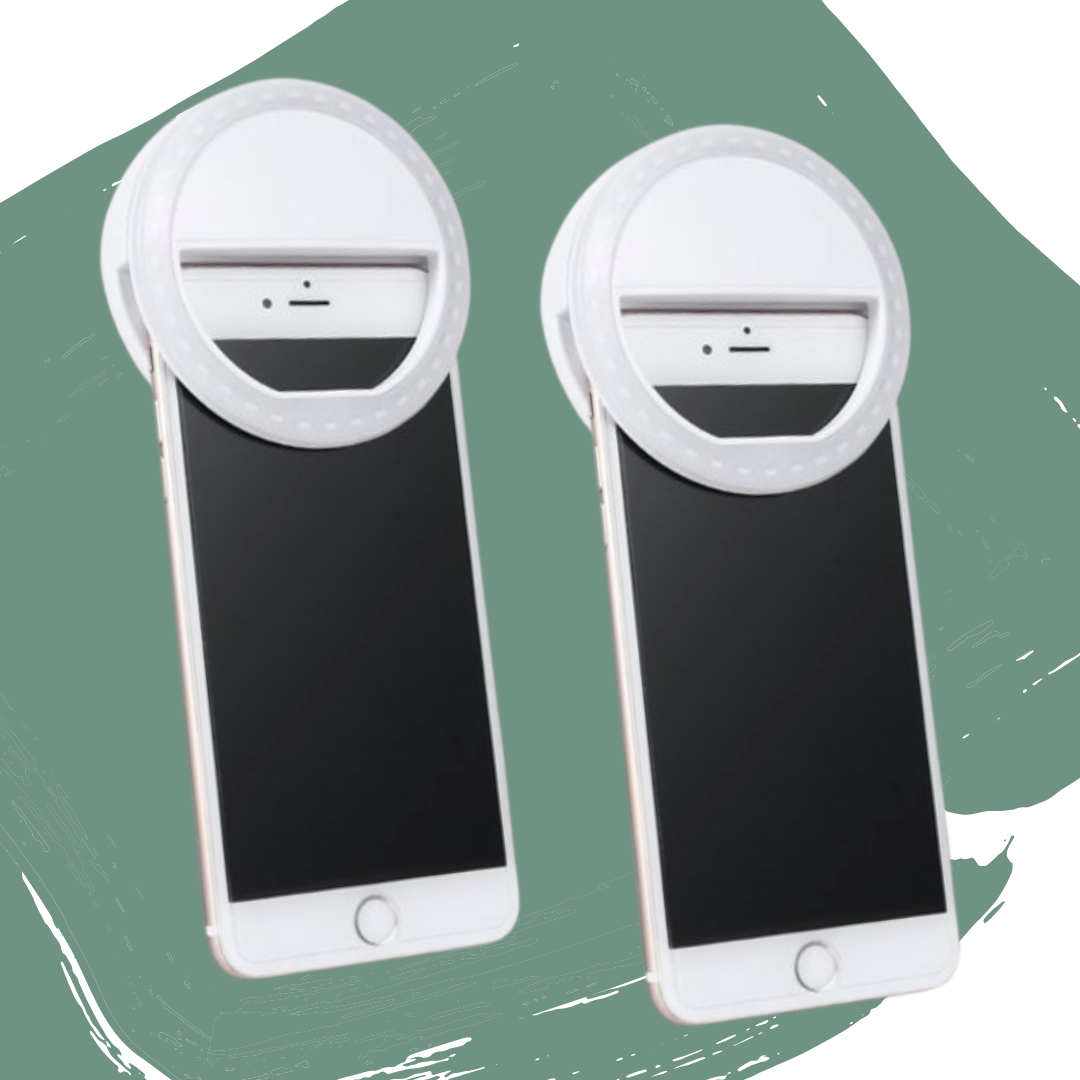 Pocket Selfie Ring Light for Phone/iPad (2 Pack)