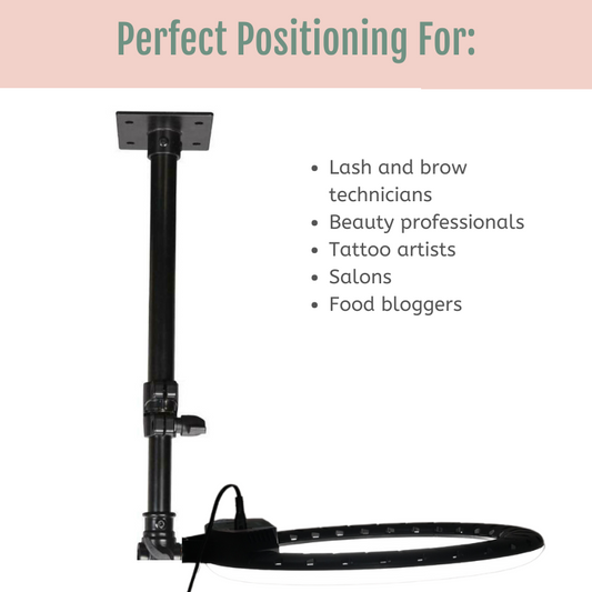 Telescopic Ceiling/Wall Mount Boom Arm (45cm- 70cm)