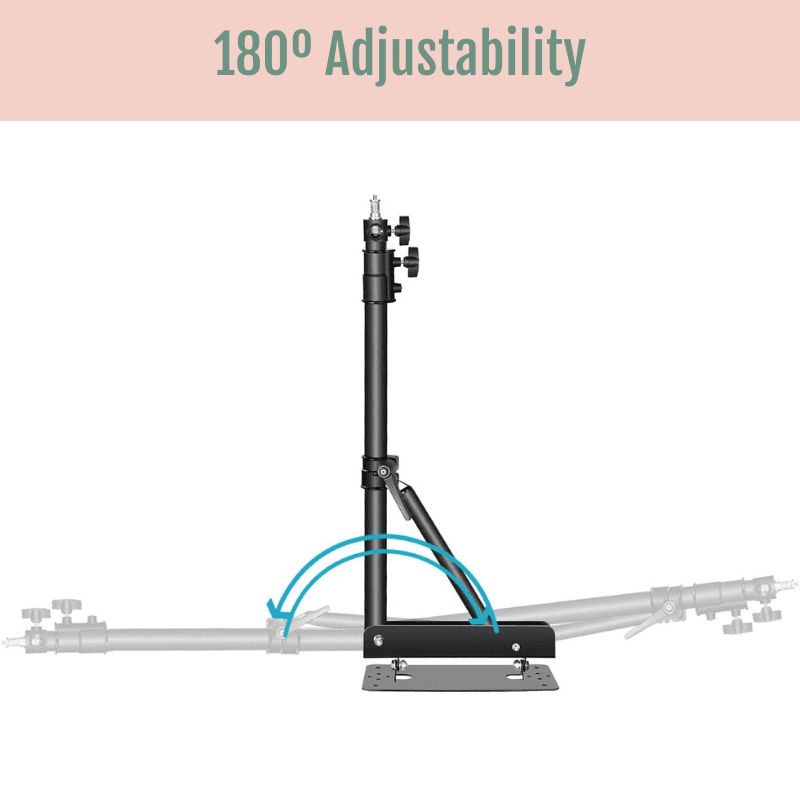 Telescopic Wall Ceiling Mount Boom Arm Accessory For Ring Light - Glow Ring Light Co. Australia