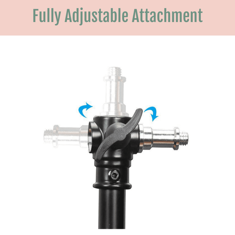 Telescopic Wall Ceiling Mount Boom Arm Accessory For Ring Light - Glow Ring Light Co. Australia