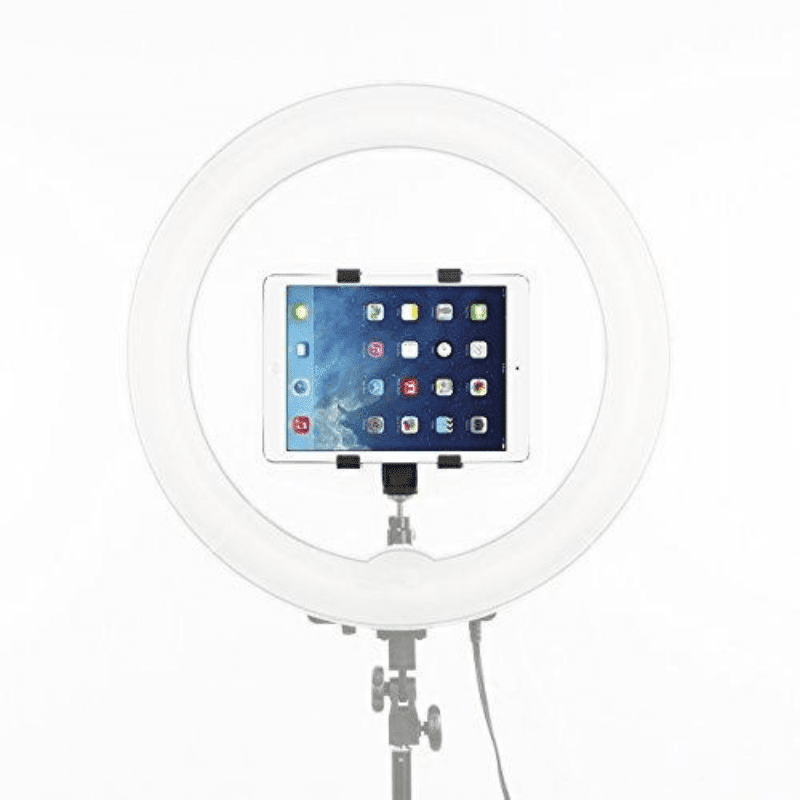 iPad Tablet Mount Cradle Holder for Ring Light - Glow Ring Light Co. Australia