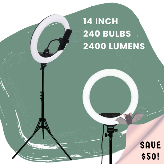 14" LED Glow Ring Light Set