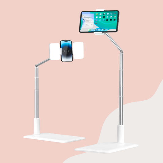 Compact Floor Phone/Tablet Lighting Stand