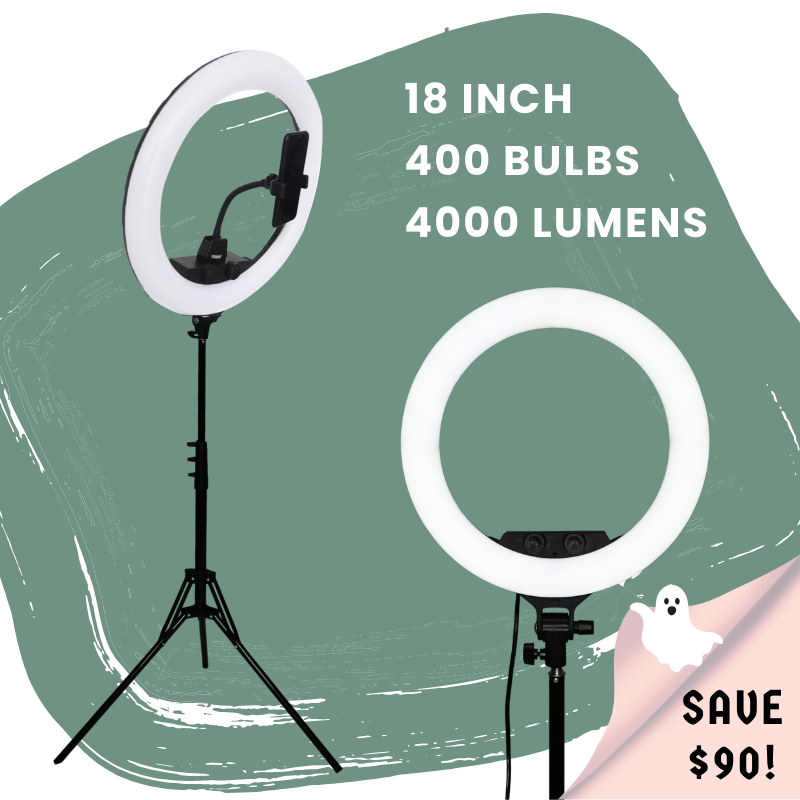 18" LED Glow Ring Light Set