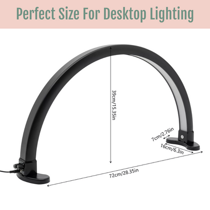 Professional 30" Half Moon Nail LED Light