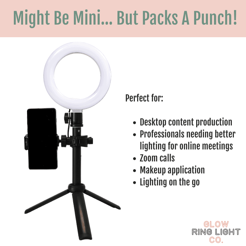 6 Inch LED Glow Ring Light/Selfie Light - Glow Ring Light Co. Australia - Free Shipping + AfterPay