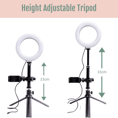 6 Inch LED Glow Ring Light/Selfie Light - Glow Ring Light Co. Australia - Free Shipping + AfterPay