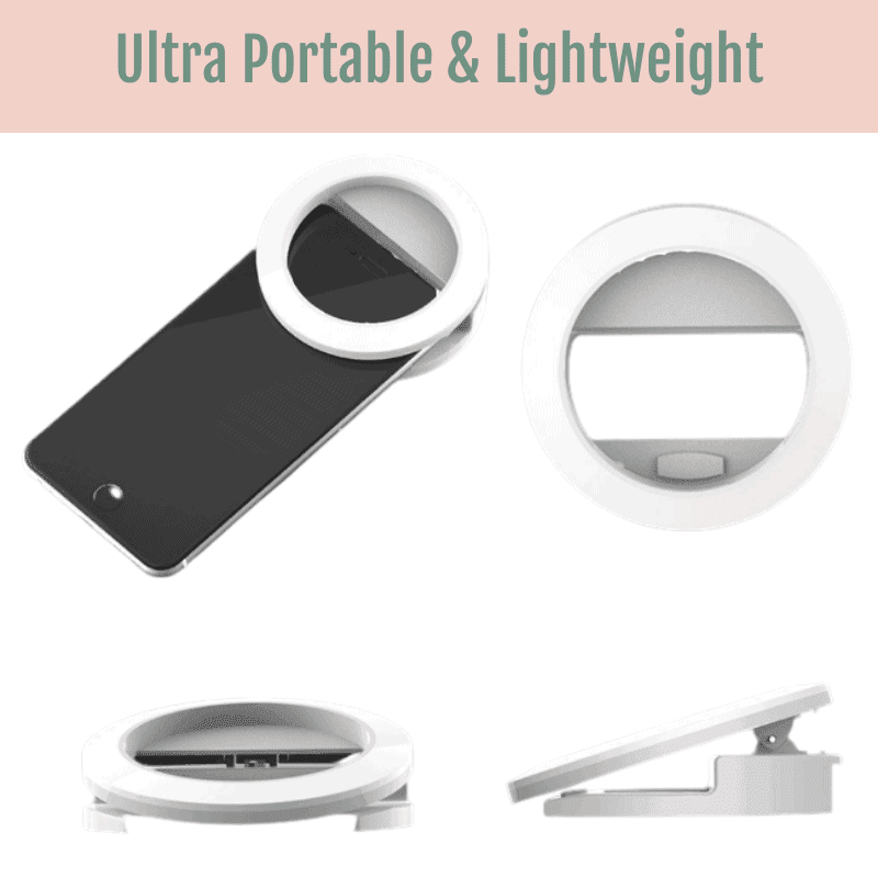 Pocket Selfie Ring Light for Phone/iPad - Glow Ring Light Co. Australia - Free Shipping + AfterPay