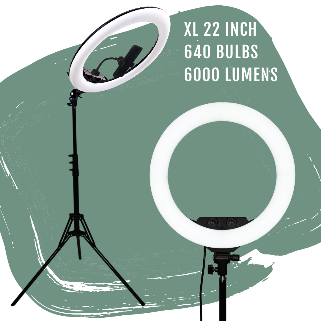 XL 22" LED Glow Ring Light Set