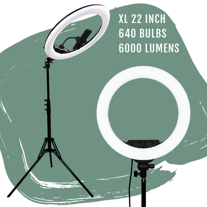 XL 22" LED Glow Ring Light Set