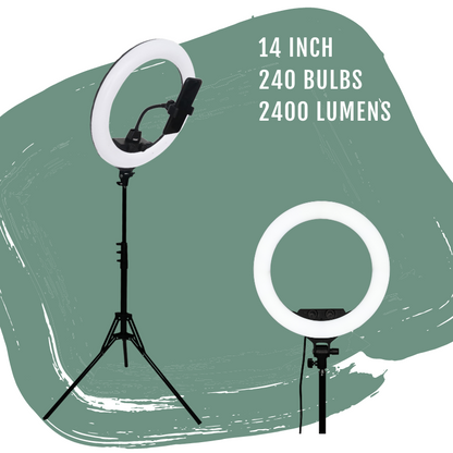 14" LED Glow Ring Light Set