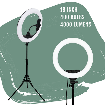 18" LED Glow Ring Light Set